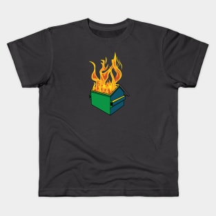 Dumpster Fire Kids T-Shirt